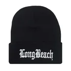 Cuffed brim cheap 100% acrylic knit hat custom winter stockings beanie hat with custom logo