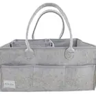 2019 high quality diaper caddy organizer portable felt diaper bag for baby hanging diaper caddy basket