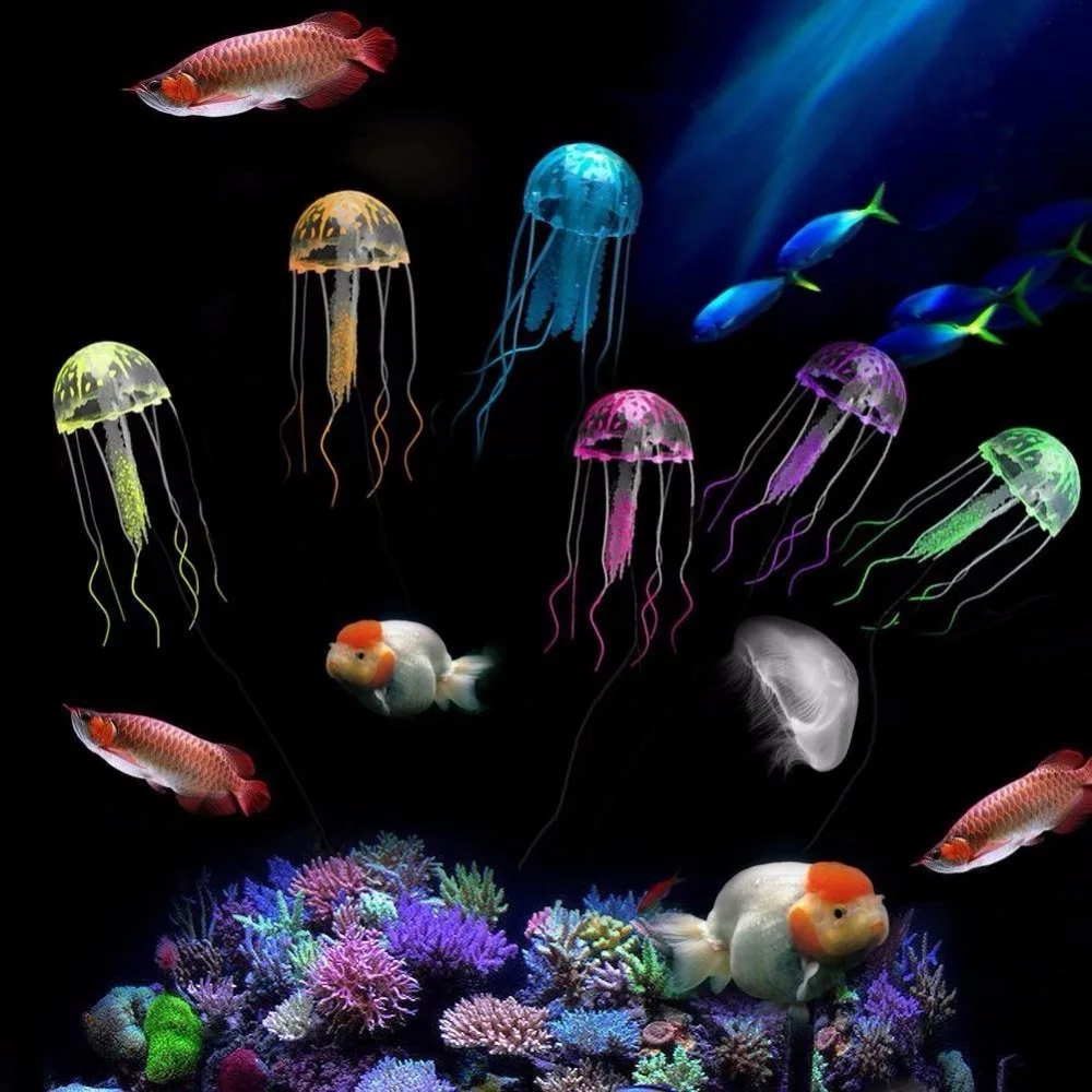 Aquarium Jellyfish Ornaments  (2)