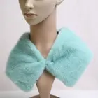 custom size luxury genuine mink fur collar for jacket / coats