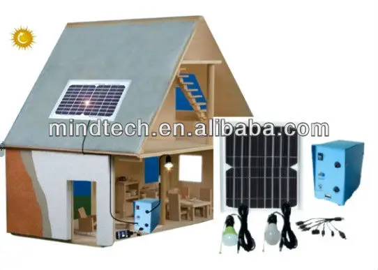 hot Sale 5W portable solar indoor light for Africa market with lighting and Charging mobile phone function
