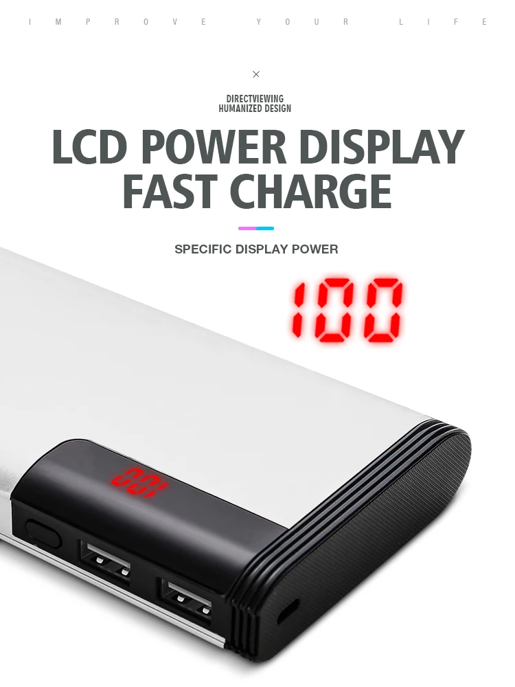 new arrived big capacity power banks 10000mah super slim power banks for iphone - ANKUX.COM
