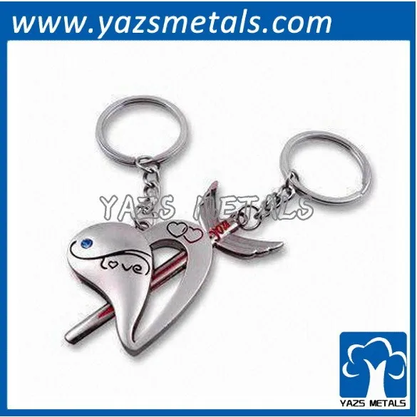 heart shape keychain wedding gift for souvenir