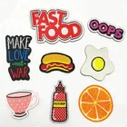 Cheap Custom School Cloth Brand Iron On Embroidered Patch