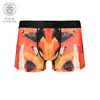 PIXIU Men's Plain Printed Low Rise Boxer Shorts Underwear