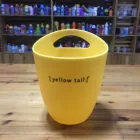 Best sale high quality clear plastic 3.5L plastic beer ice buckets for beer PS single handle