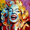 Movie star poster portrait pop art fantastic canvas oil painting for living room home hotel cafe modern wall Decoration