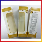Custom off-set printing paper box packaging die cut window folding paper box printing