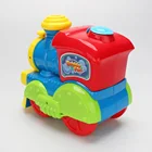 Bubble Battery Operated Removable Bubble Machine Juguetes For Kids Bump Go Bubble Train With Light Sound