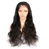 Ms mary body wave human hair frontal lace wig with adjustable wig cap 100% virgin Brazilian hair for black women friends