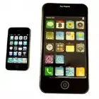 Cell Iphone App shape plastic crystal epoxy fridge magnet refrigerator magnet