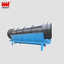 Large capacity gyratory/ rotex Drum sieve vibrating screen for grain sifter