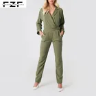 100%Tencel Long Sleeve Pant Nice Jumpsuit