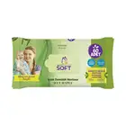 Biodegradable viscoses fabric herbal baby wipes with customer own brand