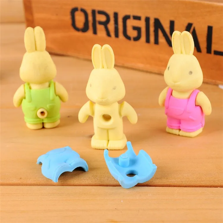 Wholesale Children Eraser Cute Rabbit Eraser Cartoon Eraser Buy Cute