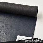 Stock pu artificial leather shoes leather, durable leather for making shoes with cheap price