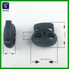 elastic cord lock plastic drawstring stopper