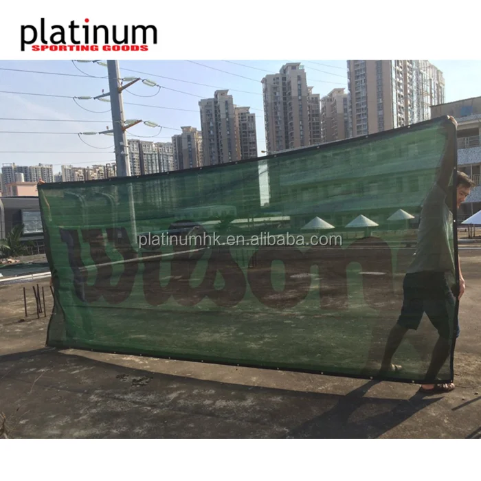 tennis court windscreen / windbreak