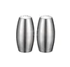 New and Fashionable 2 pcs Stainless Steel Hugging Salt and Pepper Shaker