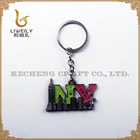 Custom Manufacturer Metal New York Souvenir Keychain