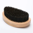 Factory natural nylon bristles man hair comb silicon brush