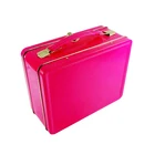 Pink Color Lunch Funtion Student Black Collector Lunch Tin Can