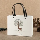 Custom Printed Black Business Gift Packaging Bag