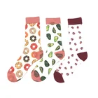 custom hot cartoon cute sex young girl tube socks cotton polyester
