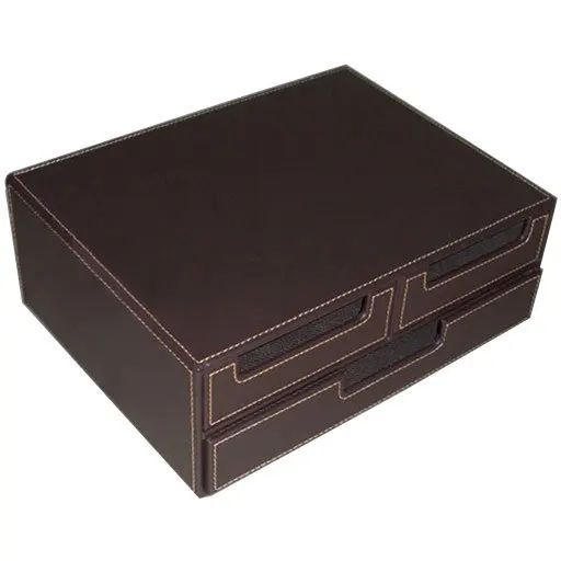 Leather stationery bo / gift bo / household storage bo / gift bo