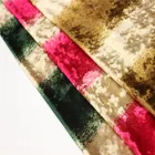 Upholstery italian velvet curtain fabric with high quality silk fabric for sale