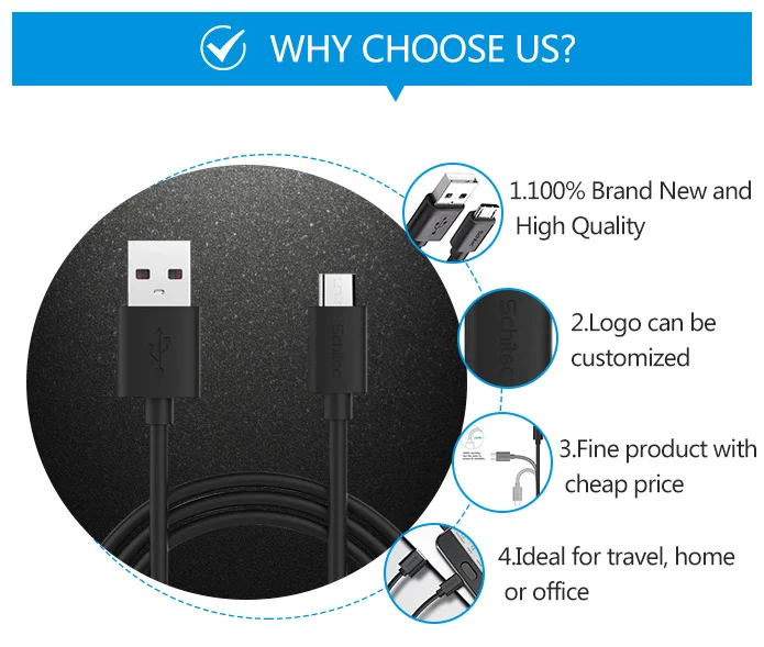 USB to Micro cable android PVC/TPE materials 3 feet length over 100K/month production in RoHS CE - ANKUX.COM