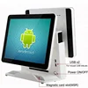 15.6 inch dual screen touch POS system Android RK3288 Quad core POS PC for restaurant support MSR pos terminal