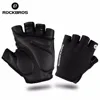 ROCKBROS Bicycle Bike Half Fingger Gloves Shockproof Breathable Men Women Summer MTB Mountain Sports Cycling Clothings Gloves
