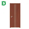 Baodu brand finger joint fir wood interior position MDF door PVC coated wooden door with cheap price