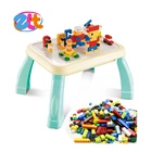 2019 Building block study table toy in stock