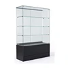 Customized glass showcase display cabinet, glass display cabinets commercial