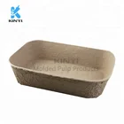 Custom Bespoked Size Shape Disposable Paper Pulp Molded Cat Litter Tray