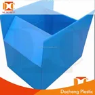 durable foldable anti-static pp storage boxes customized