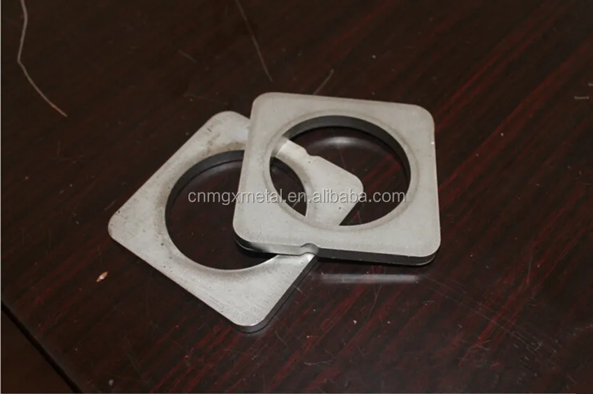 high quality customized stamping square stainless steel gasket