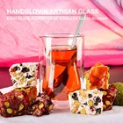 Tea Glass (Set of 2) - Double Wall Drinking Glasses Thermal Tumbler Cup for Turkish Coffee Pot