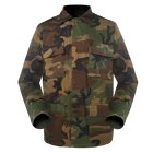 Wholesale T/C 65/35 BDU design your own green military army uniform camouflage uniform set
