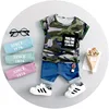 Baby Boy 4 Years Camouflage T-Shirts And Name Brand Jeans Pent Holiday Boys Running Clothing Set China Supplier