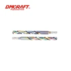 HSS hex shank fully ground Twist Drill Bits with Rainbow Color
