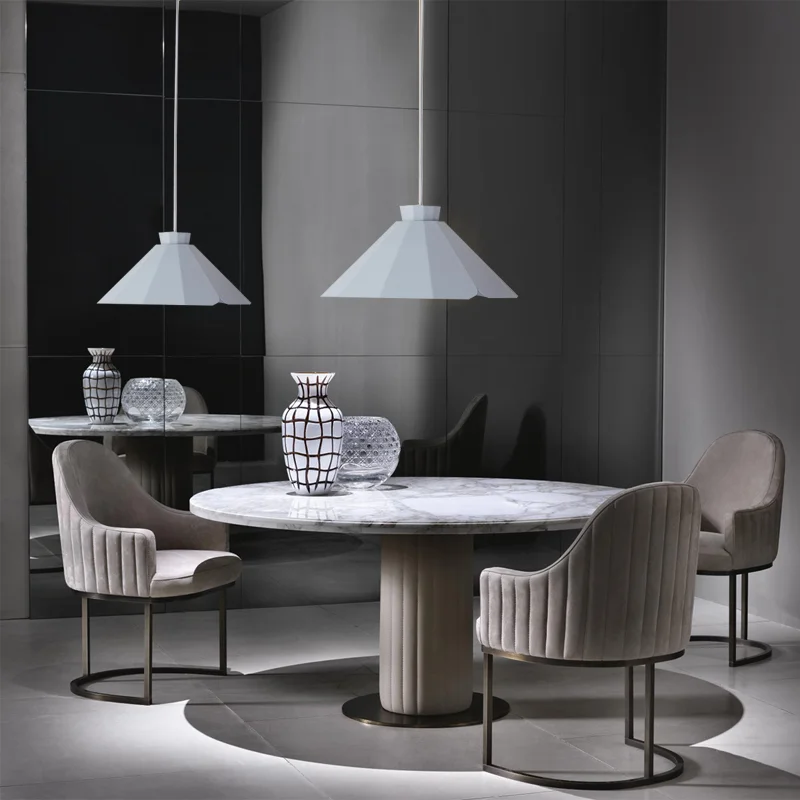 Nordic bedroom bedside simple decorative lamp dining room acrylic single head dining table chandelier