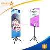 Cheap Portable Metal Extension Tripod Poster Stand for Shops Display