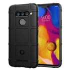 Hot sale rugged shield soft TPU plastic shock proof anti-scratch cell phone back cover case for LG V40 ThinQ