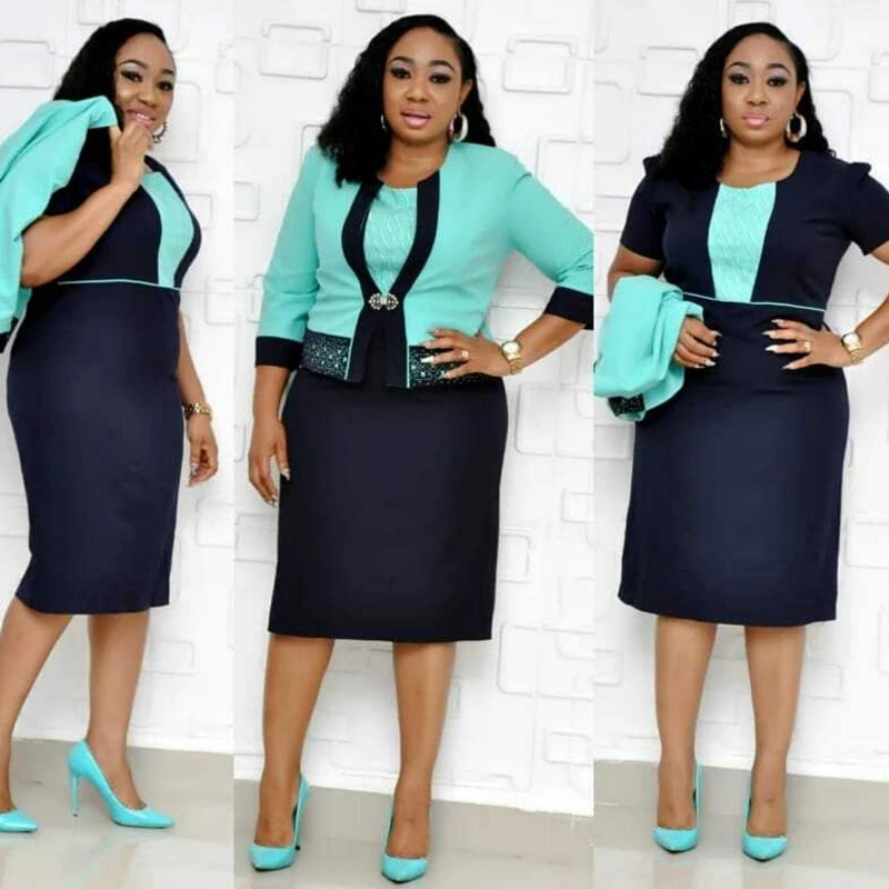 Office Formal Short Sleeve Women Dress
