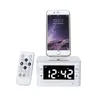Original T7 Bluetooth Radio Alarm Clock Speaker System with LCD Screen Music Dock Charger Station Stereo Speaker for iPhone/ipod