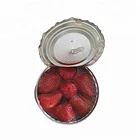 canned strawberry in light syrup tin package or glass jar package E120/E124/E129 canned fruit