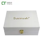 Wholesale market pure white kraft paper food natural gift package box
